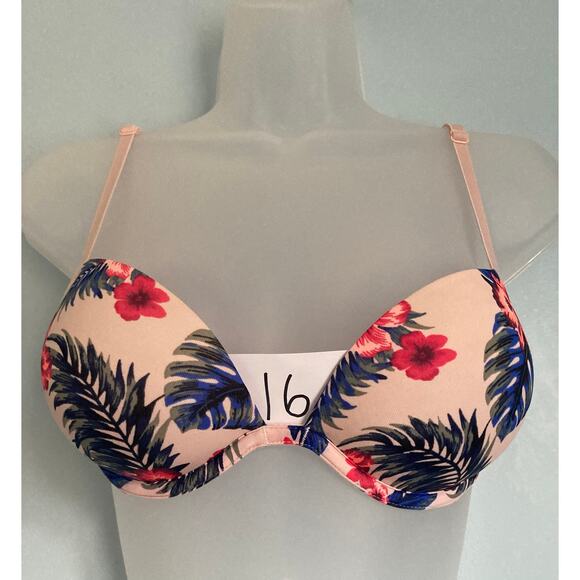 Victoria's Secret PINK Super Push Up Bra 32B Adds 2 Cup Sizes - Picture 9 of 9